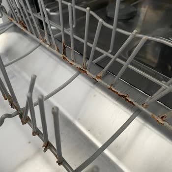 Franke Bulaşık Makinesi Alt Ve Üst Sepet Paslanması