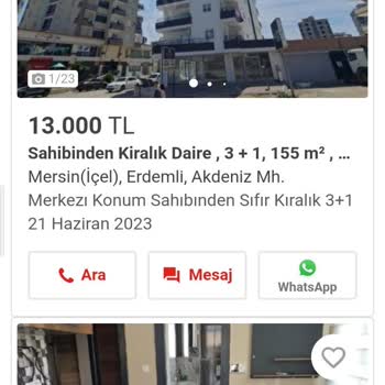 T.C. Cumhurbaşkanlığı, Çevre Şehircilik Ve İklim Bakanlığı Fahiş Ev Kirası