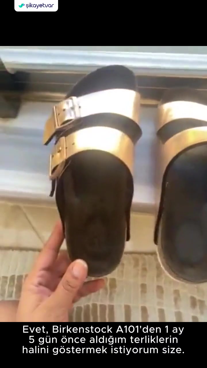 Birkenstock Terlik Kalitesizliği! videonun kapak resmi