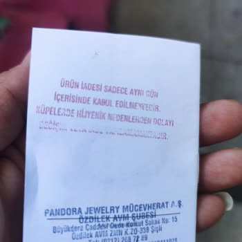 Pandora Mücevher İade Alınmayan Ürün