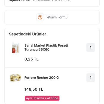 Migros 2 Al 1 Öde Kampanyasında Satışı Yapılıp Gönderilmeyen Ürünler