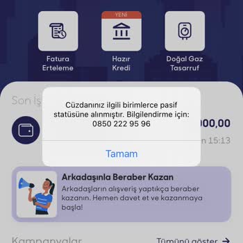 Hayhay Cüzdan Hayhay Yüklenen Paraya Bloke Koydu