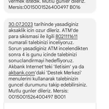 Akbank Güvenli Hizmet Vermiyor Paramı Kaybetti
