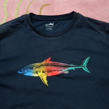 Mavi T-shirt Renk Atma