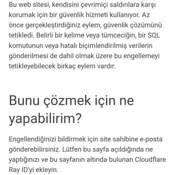 "Diziwatch" Sitesi Neden Beni Engelledi? Nasıl Engelden Kurtulacağım?