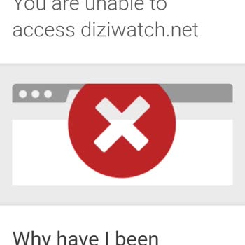 Diziwatch Tarafından Aniden Engellenme