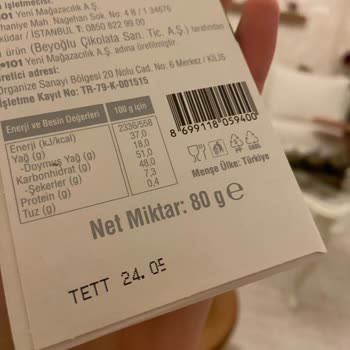 Tarih Değiştirilmiş Bozulmuş A101 Vince Çikolata