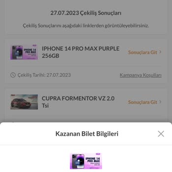 Trendyol Şanslı Çekiliş Sonuçları