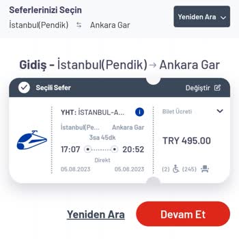TCDD Paramı Çekti Fakat Biletimi Vermedi
