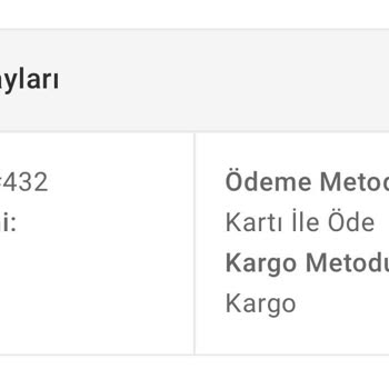 Mondy Shop Sipariş Sorunu