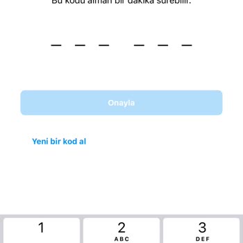 Instagram SMS Kodu Tarafıma Ulaşmıyor