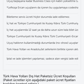 THY'nin İade Bilet Ayıbı