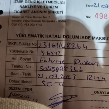 Kent Kart Yüklematik Parayı Aldın Yükleme Yapmadı