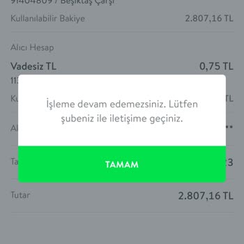 TEB Beşiktaş Şubesi Hesapları Kısıtladı