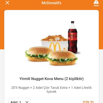 Trendyol Yemek Sürekli Eksik Ürün Gönderimi
