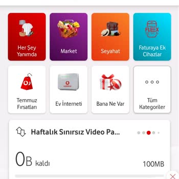 Vodafone Alınan Paketlerin Kullanılamaması