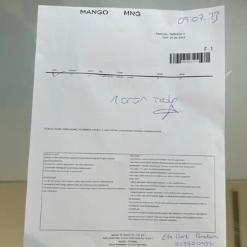 Mango Para İadesi Yapılmaması