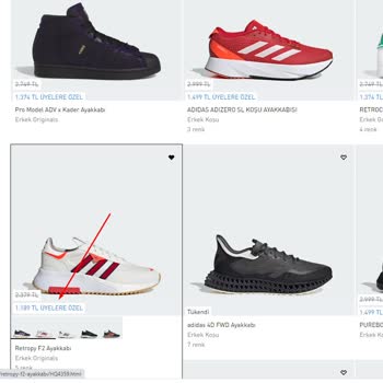 Adidas Sepette Başka Ödemede Başka Fiyat Gösteriyor Ve Stokçuluk