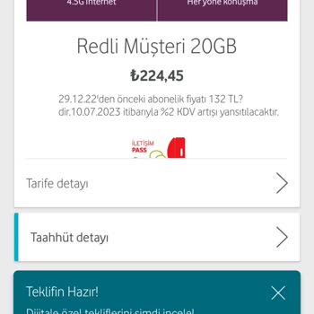 Vodafone Pişmanlıktır