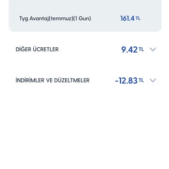 Turkcell Tyg Faturaya Yansıtma