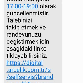 Arçelik Yetkili Servis Sorunu