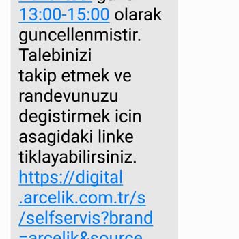 Arçelik Yetkili Servis Sorunu