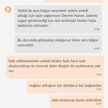 Trendyol Yemek Teslim Edilmeyen Siparişimin Parasını İade Etmiyor.