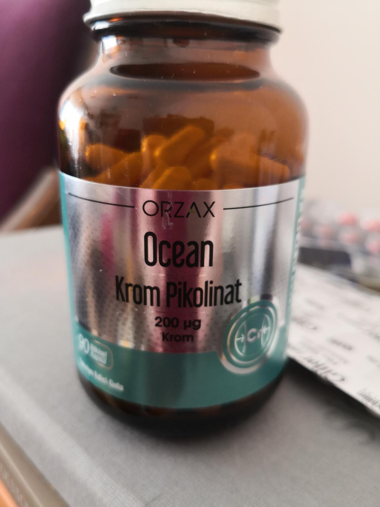 Orzax İlaç Orzax Ocean Krom Pikolinat - Şikayetvar