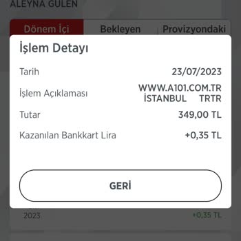 A101 Sipariş Gözükmüyor Kargoya Verilmedi