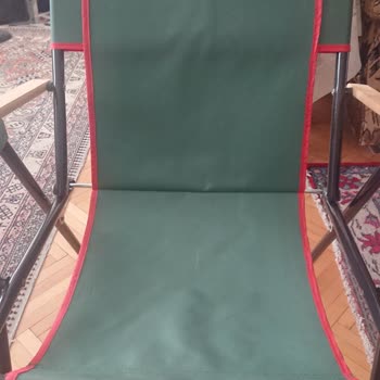 Ege Ev Ürünleri 4 Defa Kullanımda Kopan Kamp Sandalyesi