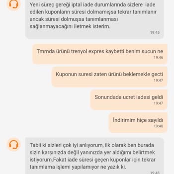 Trendyol İndirim Çekimi Vermedi