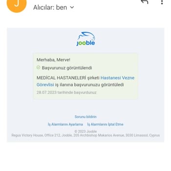 Jooble Hastane Vezne Görevlisi Yalanı