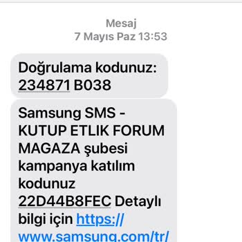 Samsung Firması Promosyon Hediye Hakedişi