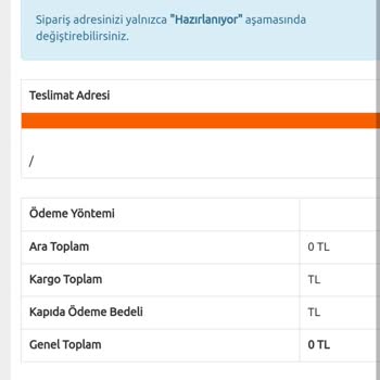 Bkmkitap Siparişimi İptal Edemiyorum