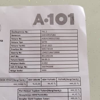 A101 Param Karşılığında Çöp Gönderdi