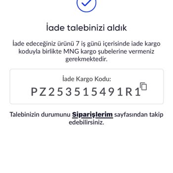 Pazarama Ürün İade Ve MNG Kargo İle İrtibat Kopukluğu