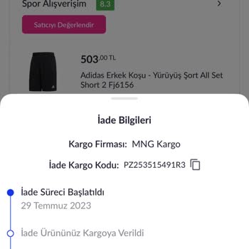 Pazarama Ürün İade Ve MNG Kargo İle İrtibat Kopukluğu