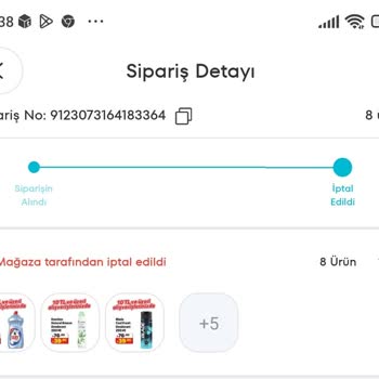 A101 Kapıda Siparişlerim İptal Ediliyor
