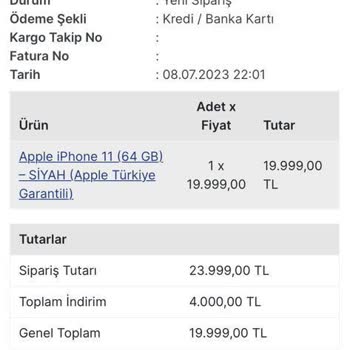 Ev Bazaar AVM Afyon 11 Telefon Siparişi