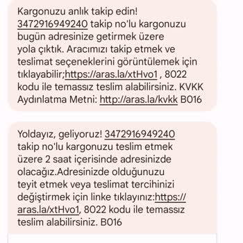 Aras Kargo Ürün Gecikmesi Söylenen Zamanda Gelmedi