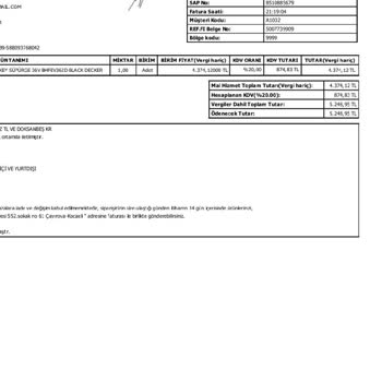 A101&nbsp; 11 Gün Geçmesine Rağmen İade Sürecini Başlatmaması