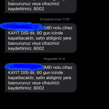 BTK (Bilgi Teknolojileri ve İletişim Kurumu) Telefon Kaydını Yapıp Vergisini Ödememe Rağmen Kayıtlı Görünmüyor