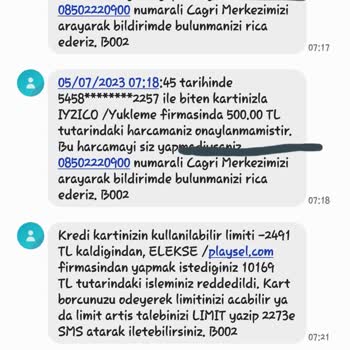 QNB Finansbank Onayım Ve Bilgim Olmadan Kartımdan Harcama Yapılmış