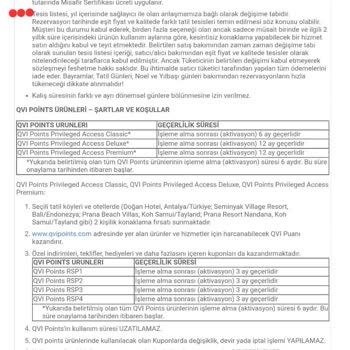 QNET Promosyon Tatil Paketi Sözleşmesi Fesih Etme Hakkının Kullanılamaması