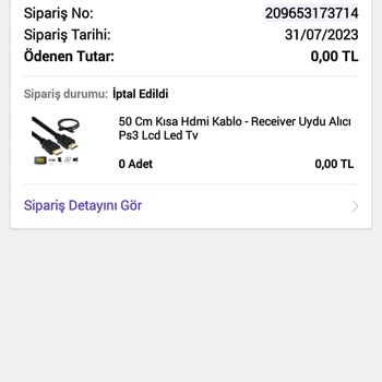 N11 Param İade Edilmedi