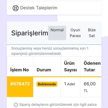 RitaGame Siteye Para Yükledim Uce Sipariş Ettim PUBG İçin Gelmedi