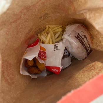 Tıkla Gelsin Burger King Eksik Menü Geldi