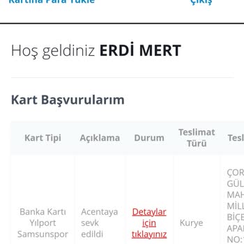 Passolig Kartım Elime Ulaşmadı