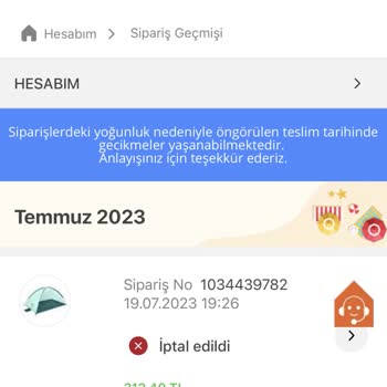 Koçtaş Sipariş İptalinin Para İadesi Sorunu
