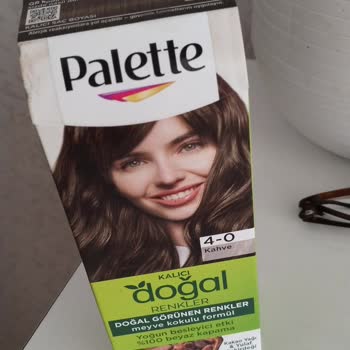 Palette Kahve Boya Siyah Oldu